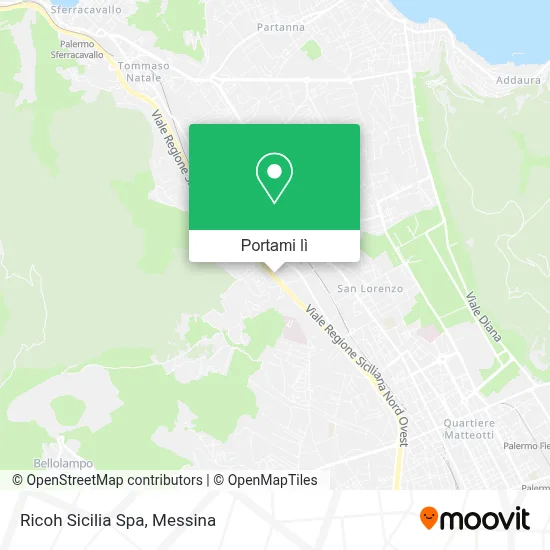 Mappa Ricoh Sicilia Spa