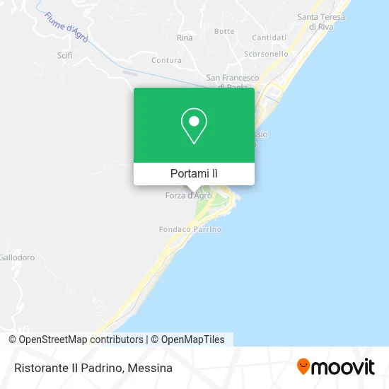 Mappa Ristorante Il Padrino