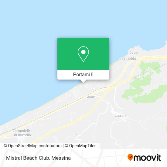 Mappa Mistral Beach Club