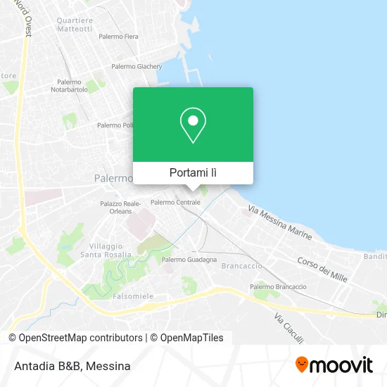 Mappa Antadia B&B