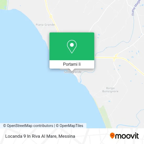 Mappa Locanda 9 In Riva Al Mare