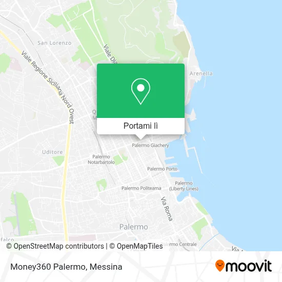 Mappa Money360 Palermo