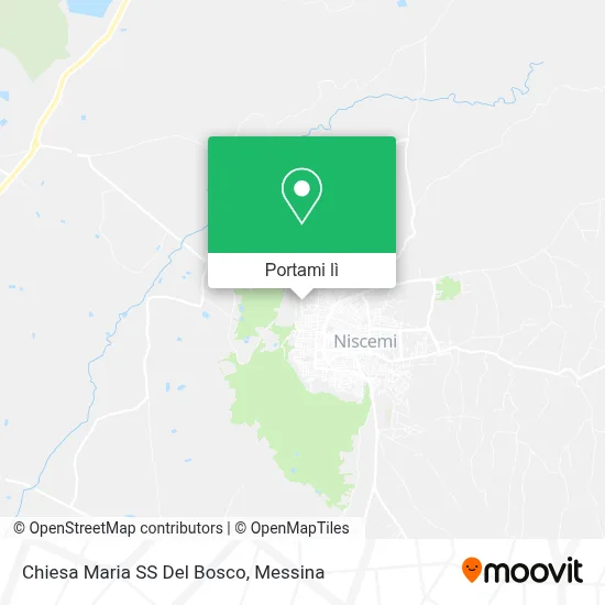 Mappa Chiesa Maria SS Del Bosco