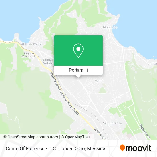 Mappa Conte Of Florence - C.C. Conca D'Oro