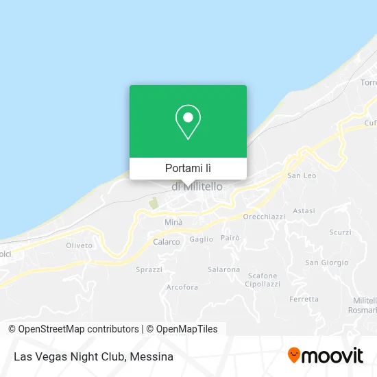 Mappa Las Vegas Night Club