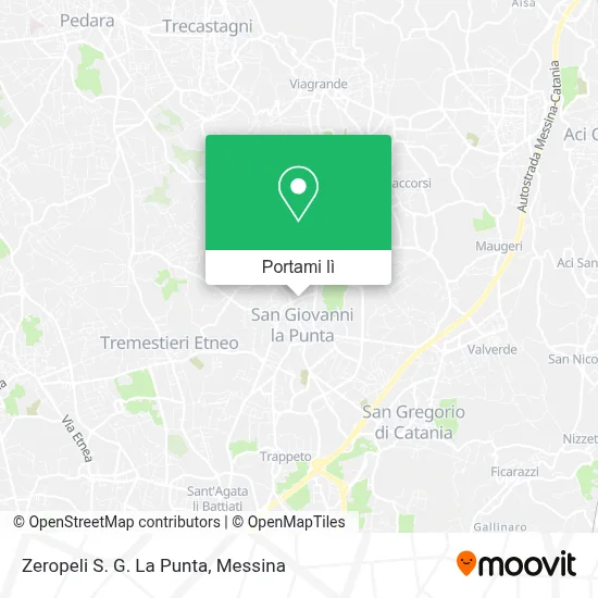 Mappa Zeropeli S. G. La Punta