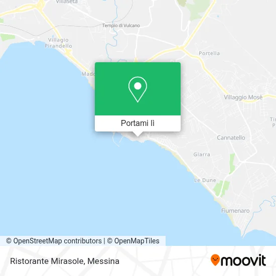 Mappa Ristorante Mirasole