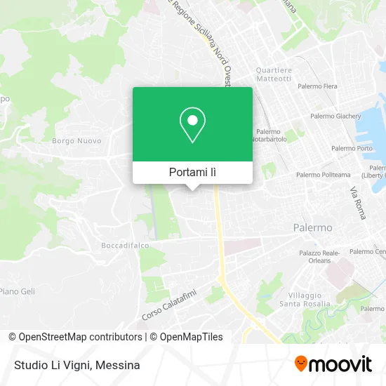 Mappa Studio Li Vigni