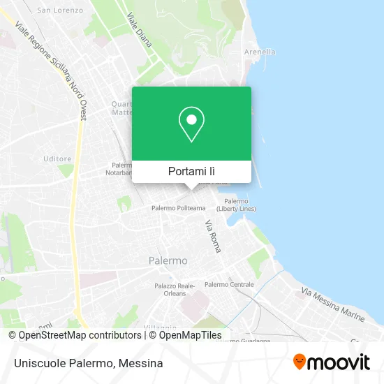 Mappa Uniscuole Palermo