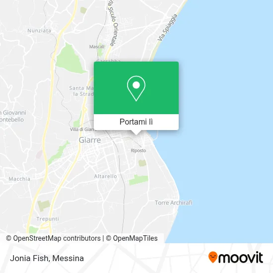 Mappa Jonia Fish