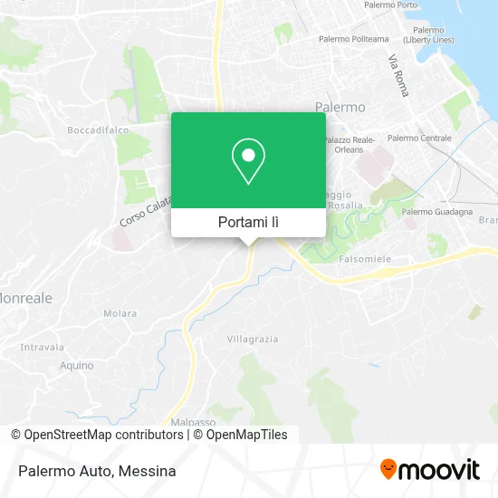 Mappa Palermo Auto