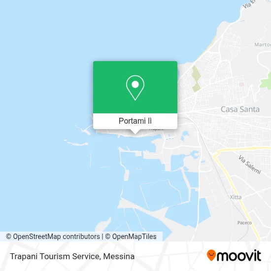 Mappa Trapani Tourism Service