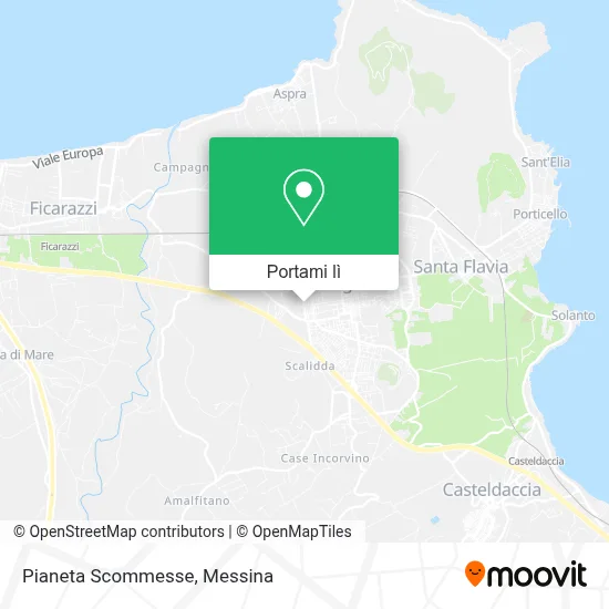 Mappa Pianeta Scommesse
