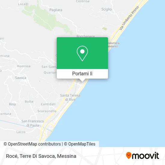 Mappa Rocé, Terre Di Savoca