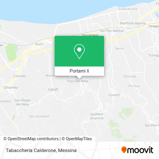 Mappa Tabaccheria Calderone