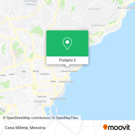 Mappa Casa Milena