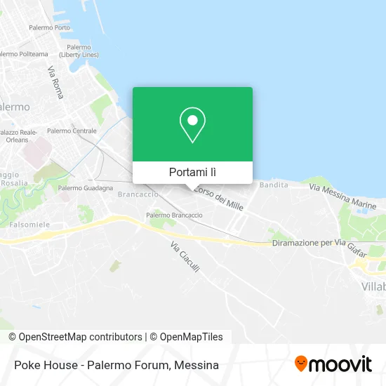 Mappa Poke House - Palermo Forum