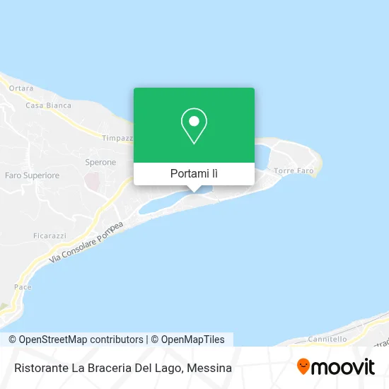 Mappa Ristorante La Braceria Del Lago