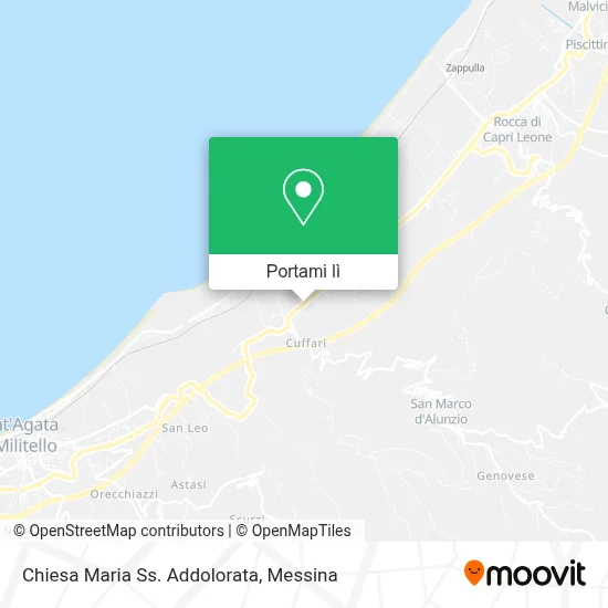 Mappa Chiesa Maria Ss. Addolorata