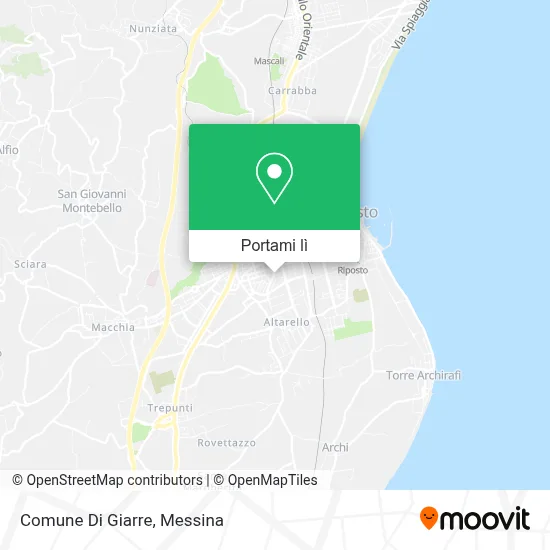 Mappa Comune Di Giarre