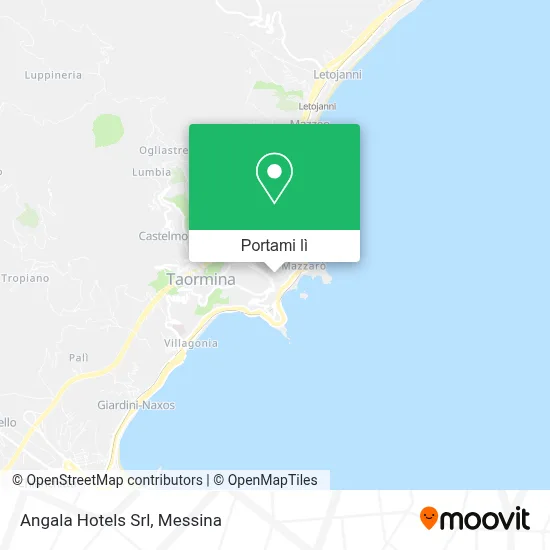 Mappa Angala Hotels Srl