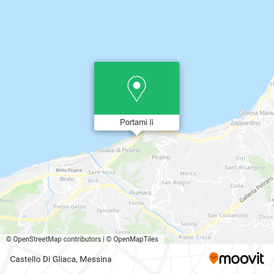 Mappa Castello Di Gliaca