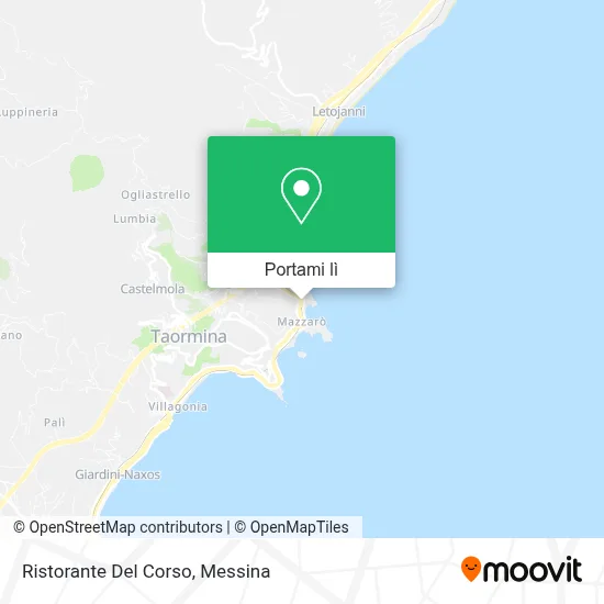 Mappa Ristorante Del Corso