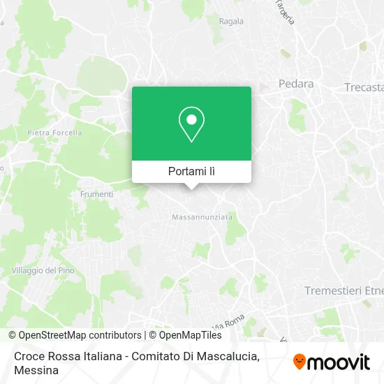 Mappa Croce Rossa Italiana - Comitato Di Mascalucia