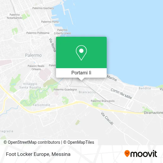 Mappa Foot Locker Europe
