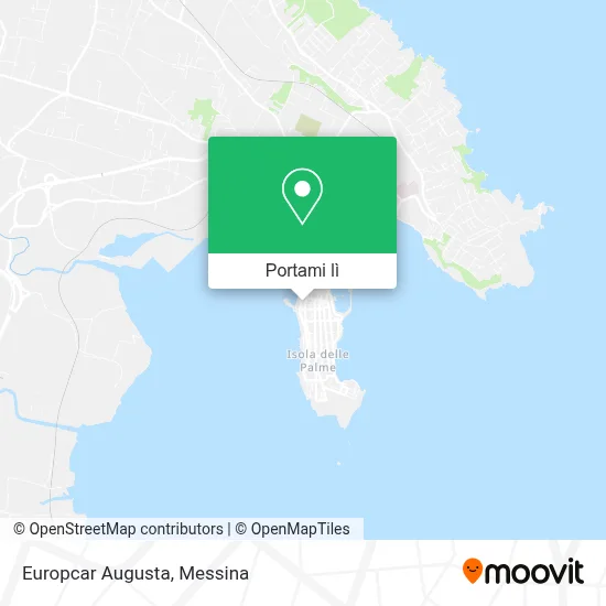 Mappa Europcar Augusta