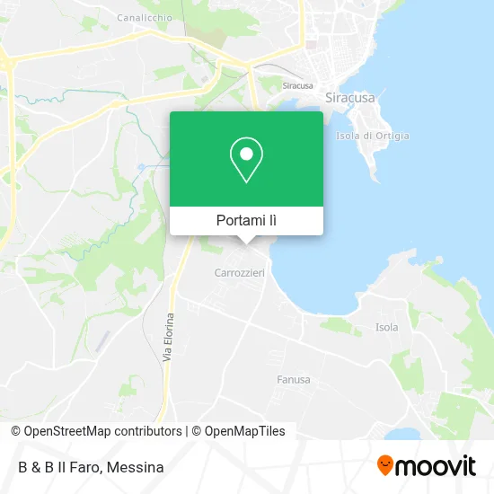 Mappa B & B Il Faro