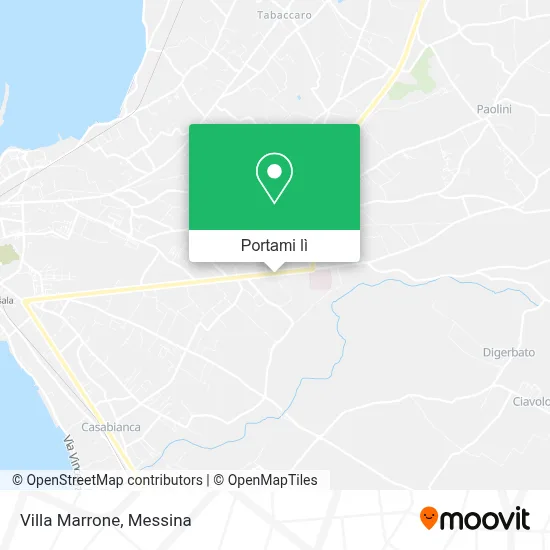 Mappa Villa Marrone