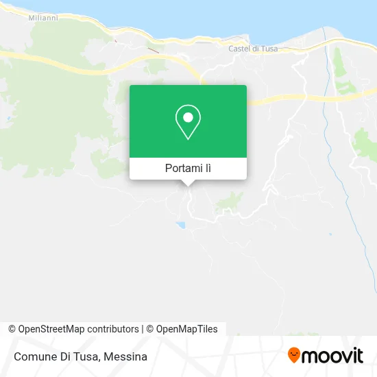 Mappa Comune Di Tusa