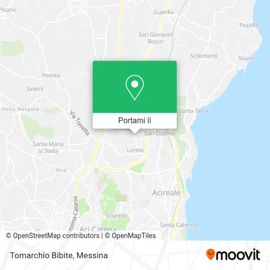 Mappa Tomarchio Bibite