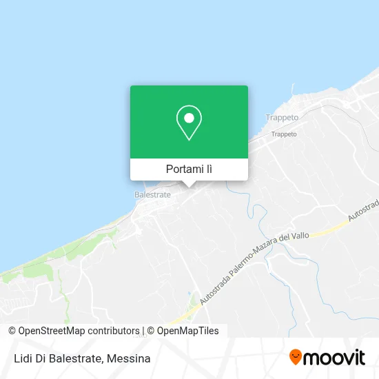 Mappa Lidi Di Balestrate