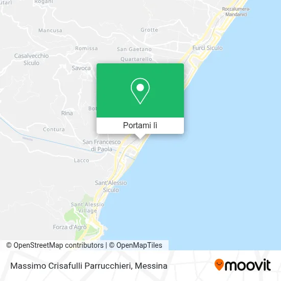 Mappa Massimo Crisafulli Parrucchieri