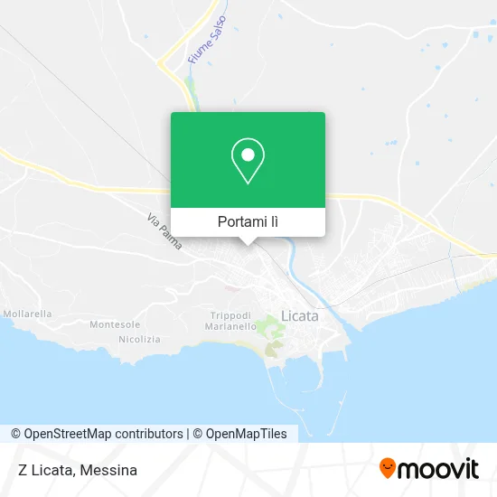Mappa Z Licata