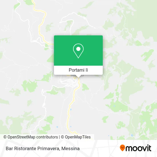 Mappa Bar Ristorante Primavera