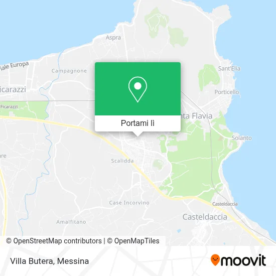 Mappa Villa Butera