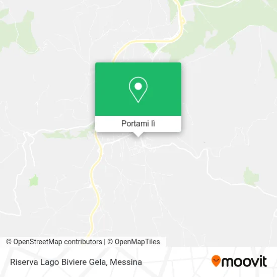 Mappa Riserva Lago Biviere Gela