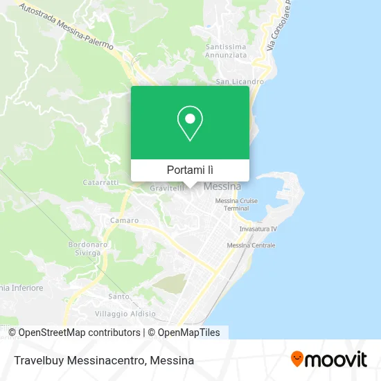 Mappa Travelbuy Messinacentro