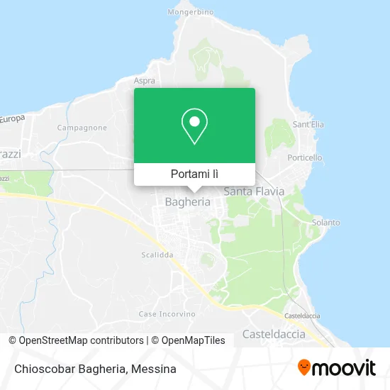 Mappa Chioscobar Bagheria