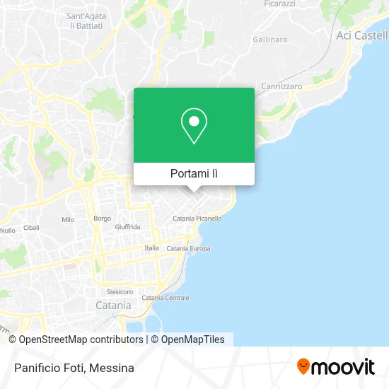 Mappa Panificio Foti