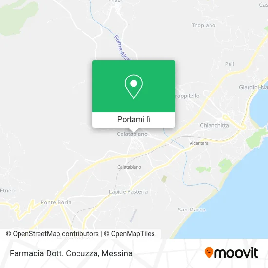 Mappa Farmacia Dott. Cocuzza
