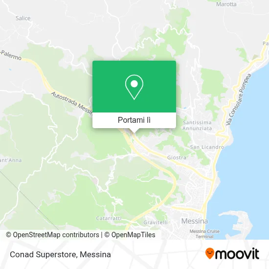 Mappa Conad Superstore
