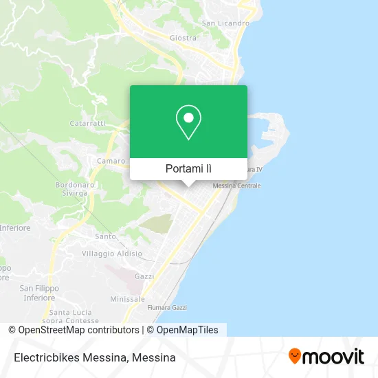 Mappa Electricbikes Messina