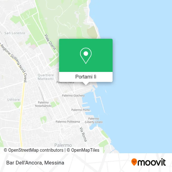 Mappa Bar Dell'Ancora