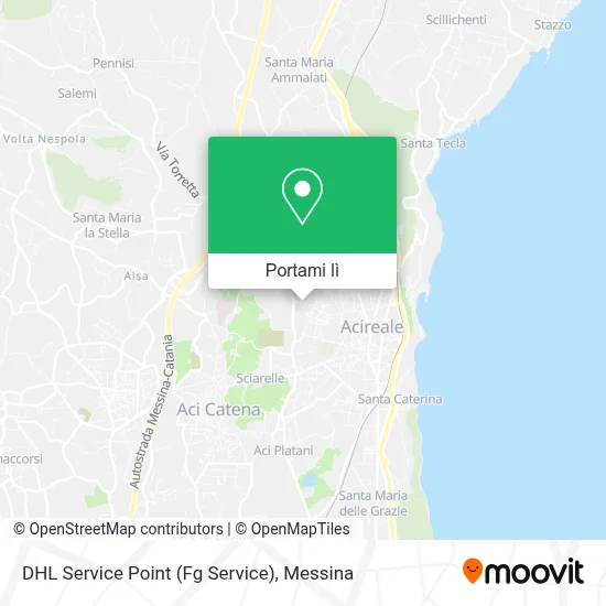 Mappa DHL Service Point (Fg Service)