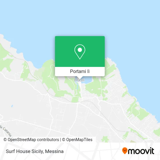 Mappa Surf House Sicily