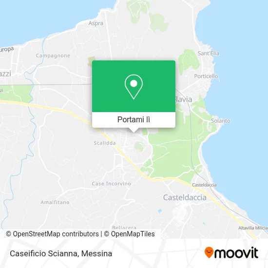 Mappa Caseificio Scianna